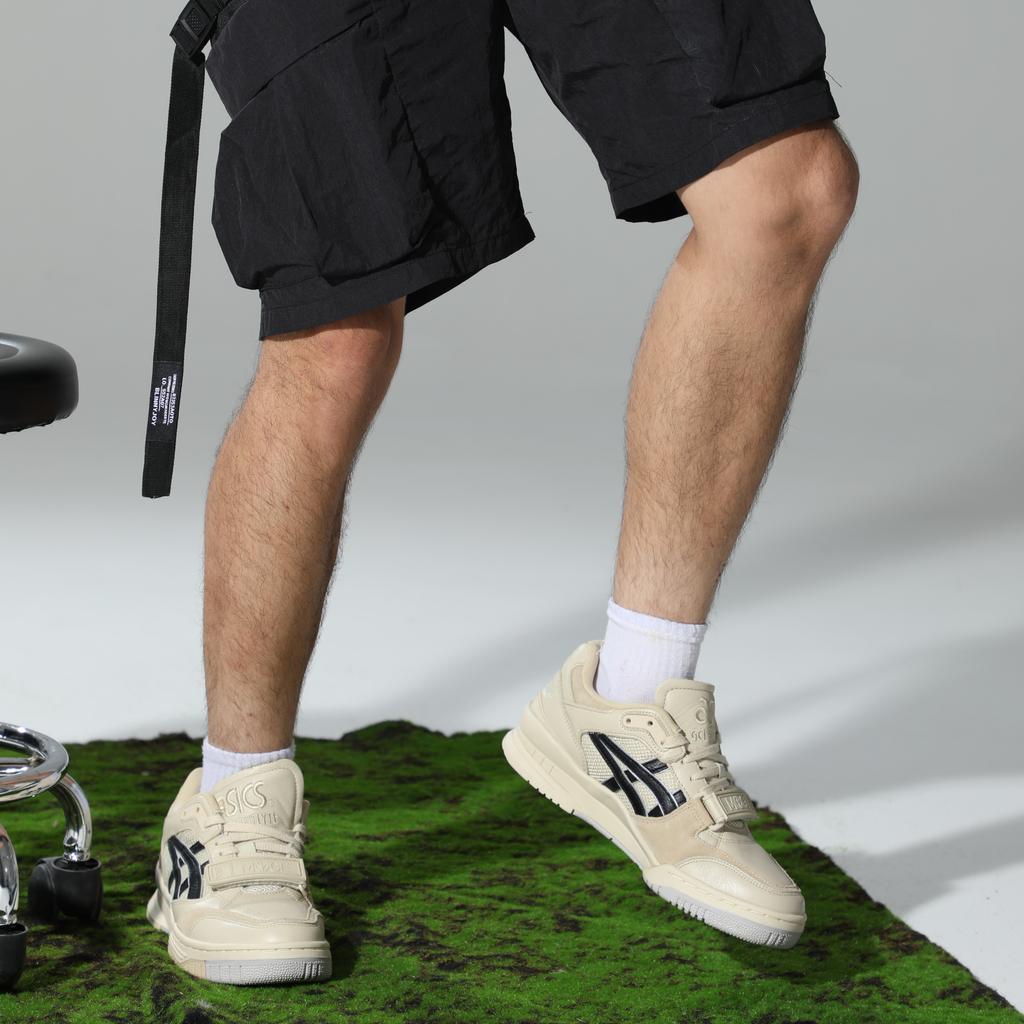 Asics Myge X Gel-Spotlyte Low V2 Modetrend Low-Top Retro Basketballschuhe Unisex Sneaker Khaki 1203A261-200