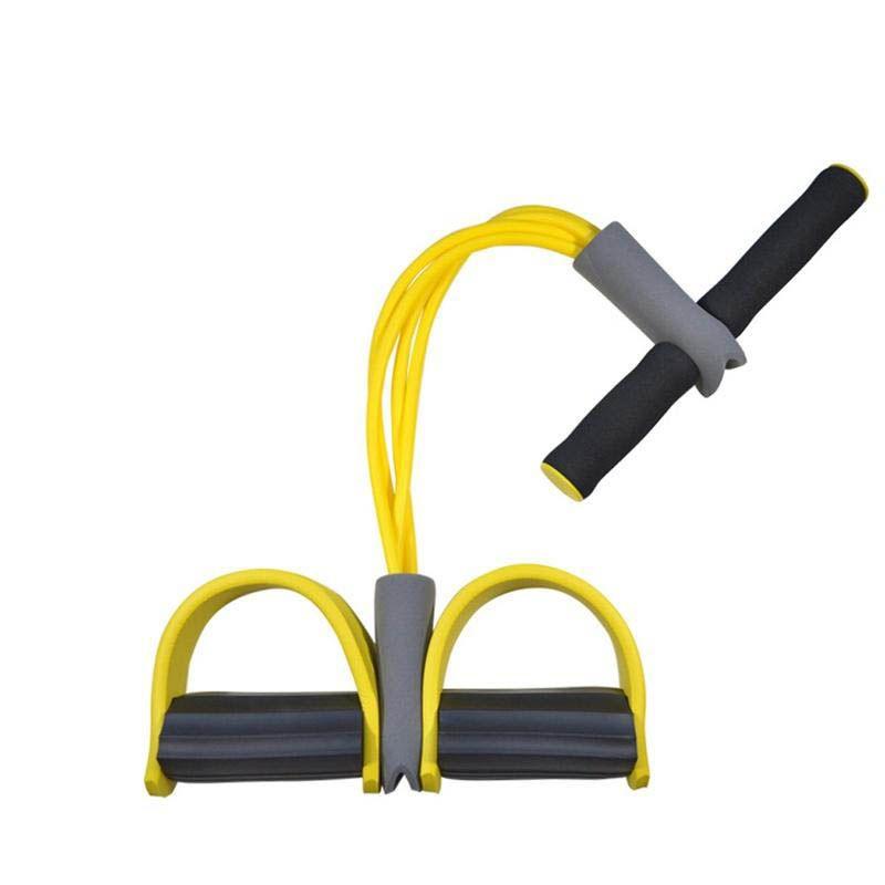Durable Fitness Gum 4 Tube Resistance Bands For Effective Sit-up Pull Rope Exercises