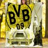 Borussia Dortmund Printed Throw Blanket—soft,warm;versatile Blanket for All Seasons—perfect As &air-conditioning Throw,nap Blanket