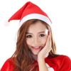Adult Red Non-woven Christmas Hat