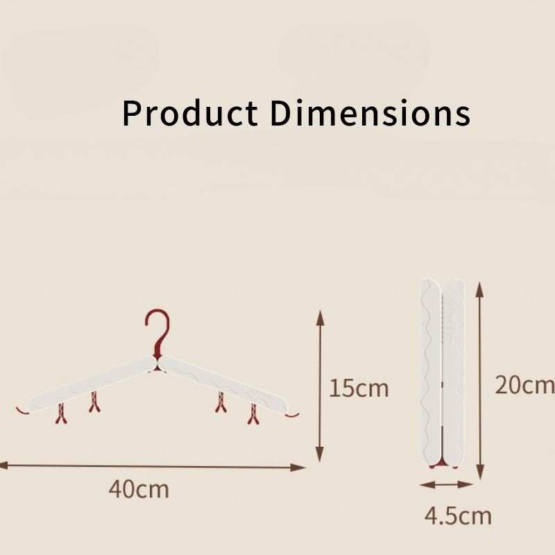 1pcs Folding Clothes Hanger, Travel Clothes Hanger, Outdoor Clothes Drying Tool, Can Be Stored, Dormitory, Hotel Available