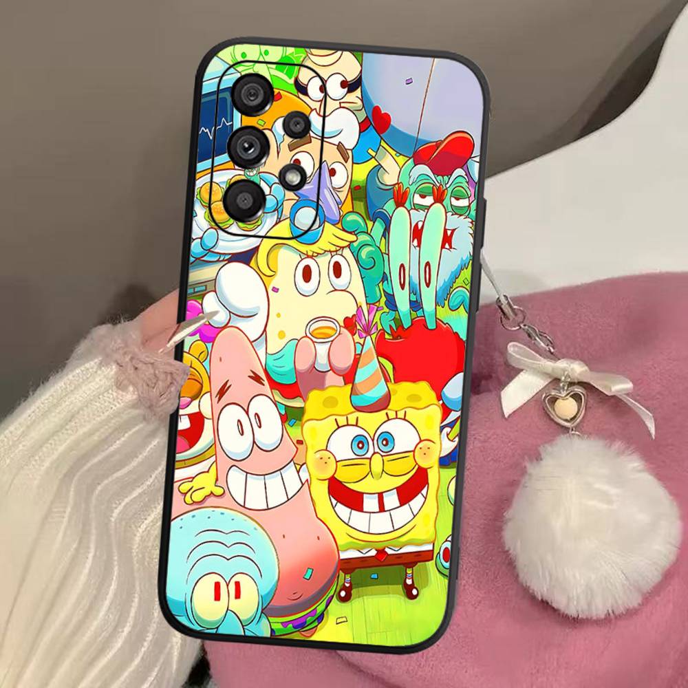

Cartoon Cute S-SpongeBob Anime Phone Case For Samsung A 52 53 21 32 13 12 71 31 51 40 72 73 70 22 42 50 30 20 21 Shell Samsung A21