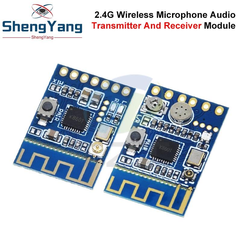 2.4G Wireless Microphone Audio Signal Transceiver Module Board 3.3-5.0V Receiving And Transmitting Module