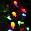 Multi Color C9 Big Bulbs Classic Christmas Lights 50 LED 32ft Indoor Outdoor Home Yard Xmas Tree Decorations (Multi Color - 50LED)