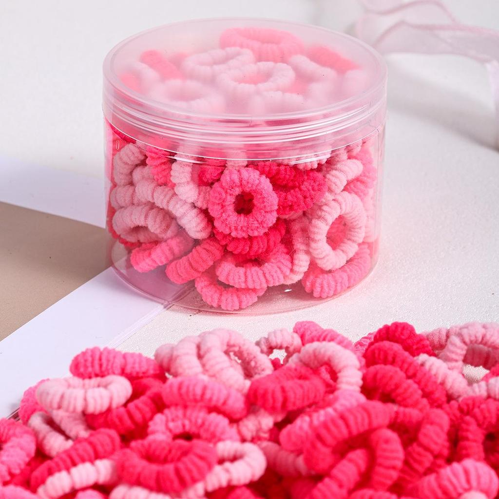 High-Elasticity Hair Ties for Girls - Gentle on Hair, Perfect for Children's Hairstyles
