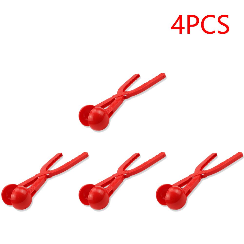 Creative Snowball Clip 3D Round Shaped Snow Snow Clip Toys Kids Sandy Beach Game Playing Tool Interactive Toys