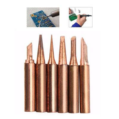5/6/10Pcs 900M Professional Soldering Iron Tip Diamagnetic Wear-resistant Multiple Hard Soldering Tip Welding