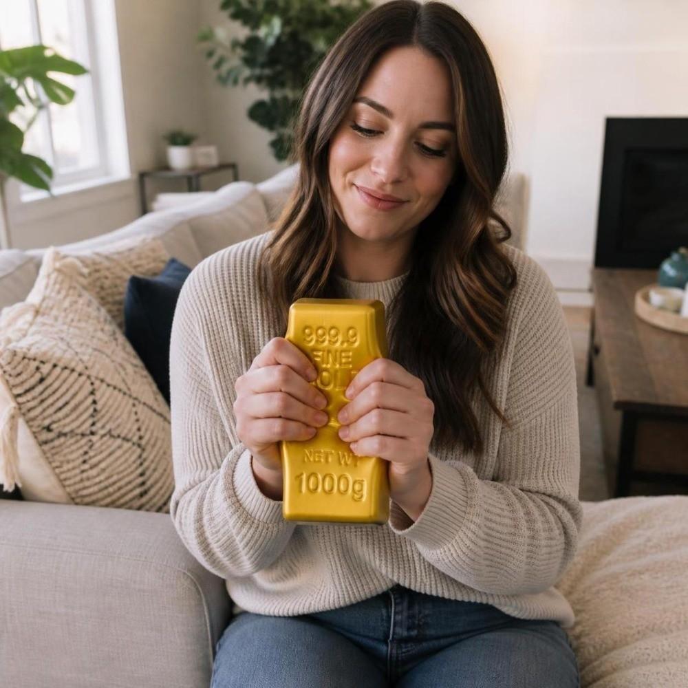 Slow Rising Gold Bar Pinch Hand Relax Kneading Toy Sensory Toy Simulated Gold Bar Squishy Toy Kids