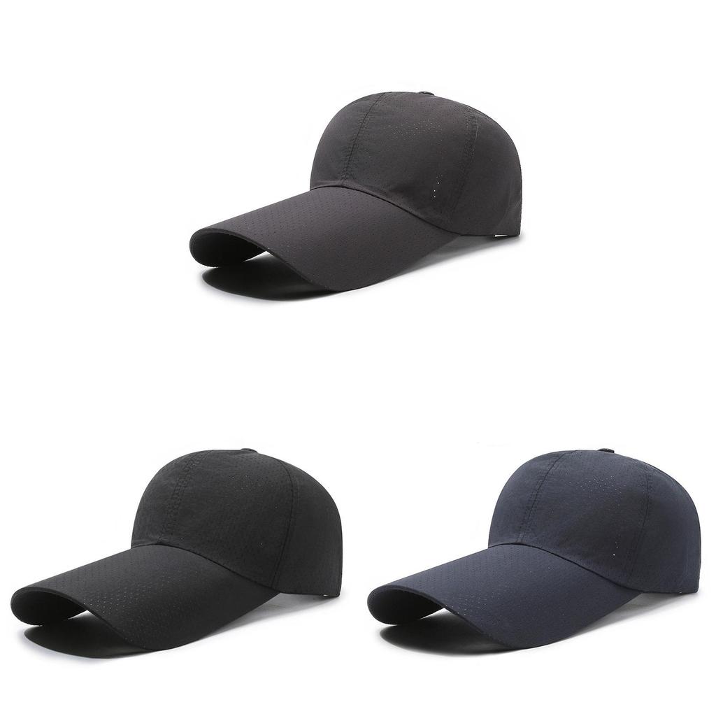 Summer Outdoor Sun Hat With Extended Brim And Breathable Polyester For Fishing And Beach Activities