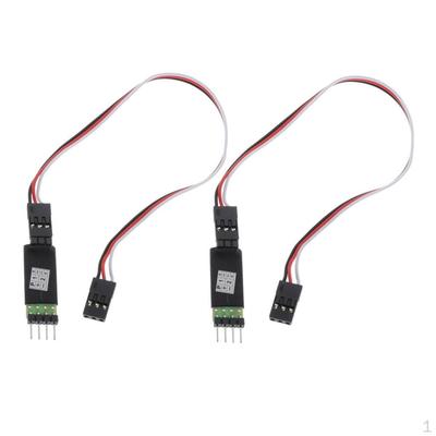 3 Channels Control Switch Receiver Cord Model Car 2 Leds Lights For RC Truck