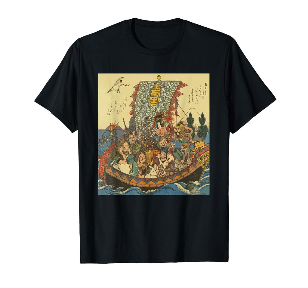 Hiroshige Utagawa Treasure Ship Seven Lucky Gods T-shirt