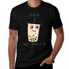 Suck My Balls Bubble Tea Drink Funny Boba Tshirt Basic All Season Solid Tshirt