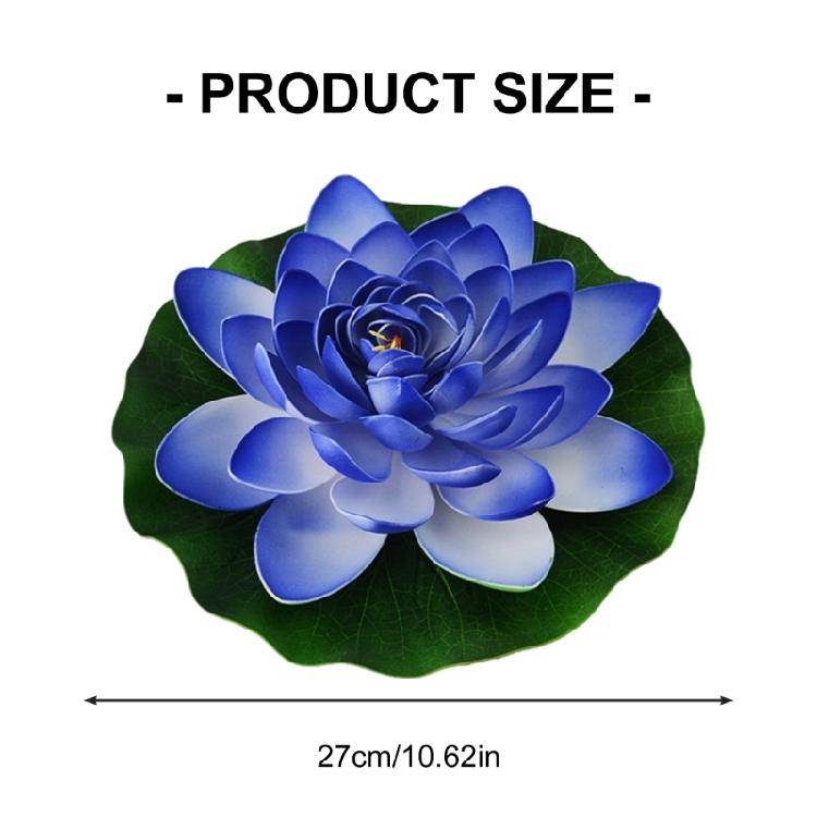 Benutzerfreundliches Künstliches Seerosenblumen-Set Florales Tischmittelstück Für Moderne Häuser Bürodekoration Akzent