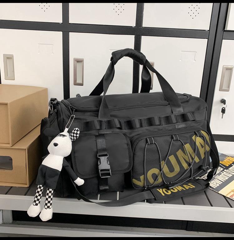 Schoolbag Multi-Purpose Backpack Men's Short Trip Bag Large Capacity Outdoor Sports Fitness Bag Hand Luggage Storage Bag