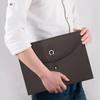 With Labels PU Leather Document Bag Waterproof Accordion File Organizer  School Supplies