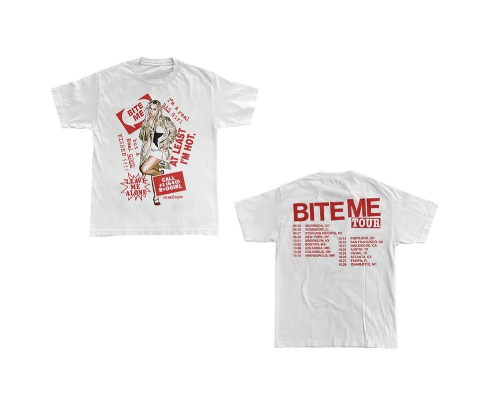

RENEE RAPP BITE ME TOUR MERCH 2025 REPRINT T SHIRT Unisex T-Shirt L