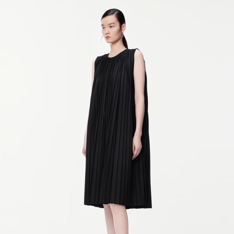 

JNBY 2024 Summer Slim Fit Sleeveless Round Neck Dress XS