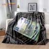 D Money Rich Cartoon Plush Throw Blanket Soft Flannel for Living Room  Bedroom Perfect Gift for Home  Garden