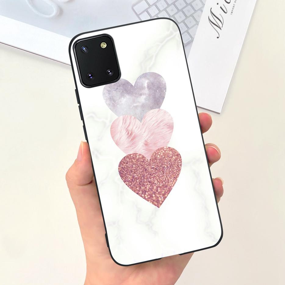 For Samsung Galaxy Note 10 Lite Case Cute Candy Painted Cover Soft TPU Phone Case For Samsung Note10 Lite Galaxy S10 Lite Bumper