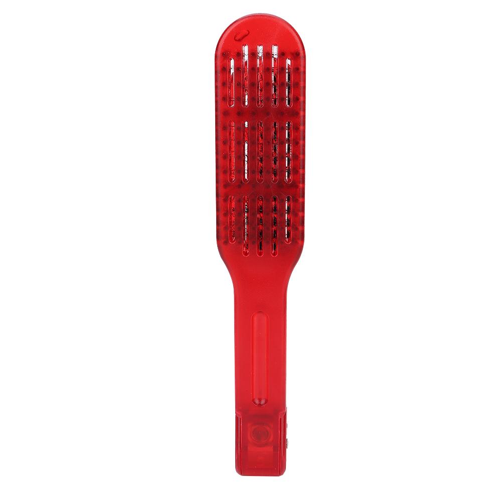 Hair Straightening Plywood Comb Straightener Styling Comb Hairdressing Tool (Purple)