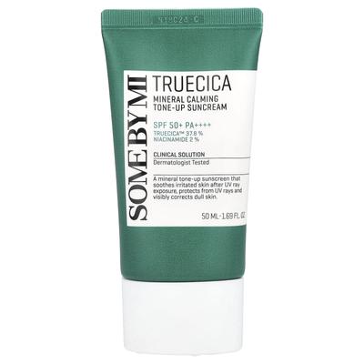 Truecica Inorganic Sunscreen Soothing, Tone-up Sunscreen, SPF 50+ PA++++, 50ml (1.69fl Oz)
