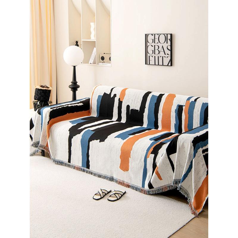 Colorful Chenille Sofa Cover Sofa Cover Cloth All Seasons One Piece Full Cover Sofa Cushion Dust Cover Blanket