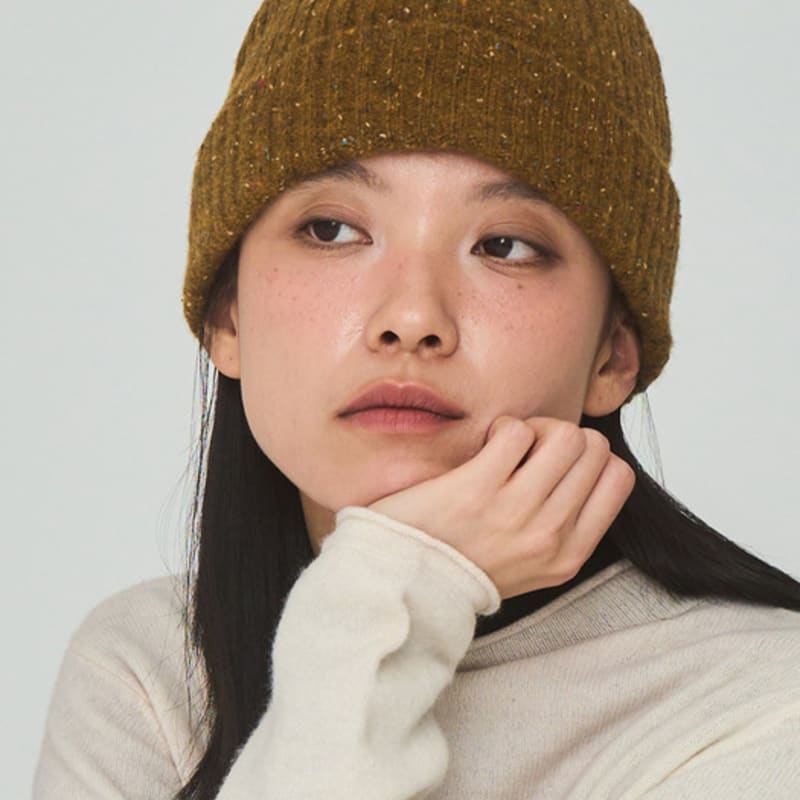 

Шапка бини в рубчик из флиса J VINEYARD ( 4 цвета ) Mustard