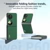 For Huawei Pocket 2 Phone Case Genuine Cow Leather with Hard PC Inner Shell Litchi Texture