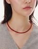 Hyeres Lor [Edition Y] Red Jade Aryl Beads (W) Necklace Hl6N66643Wb440