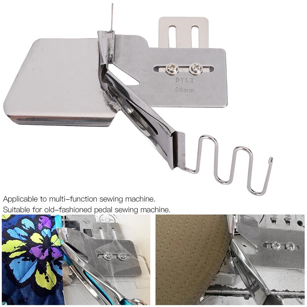 Sewing Hemmer 4 Fold Industrial Accessories Tape Binder Computer Controlled Lockstitch Machine30mm