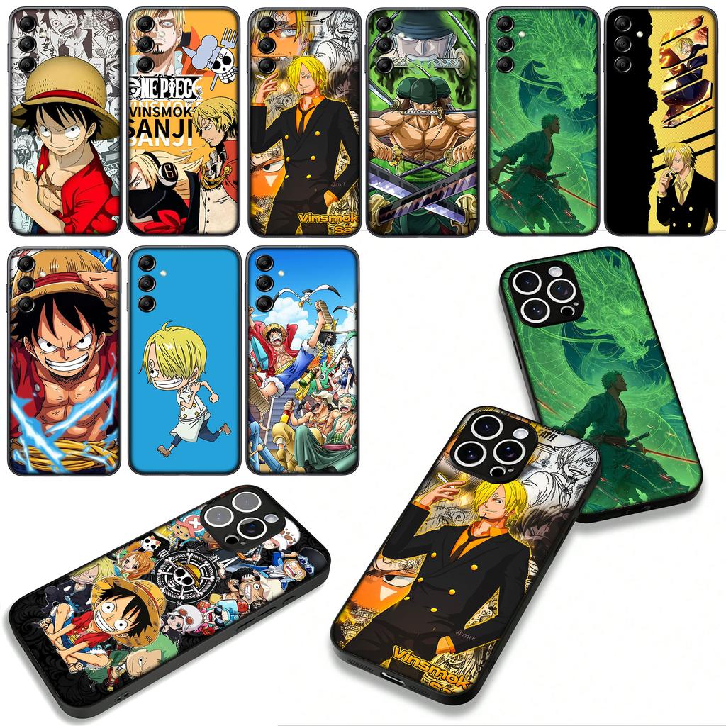 Cover for Xiaomi Redmi Note 14 12 13 ProPlus A4 A3 Pro Plus 12C 13C 14C 5G Phone Case Roronoa Zoro One Sanji Piece Luffy
