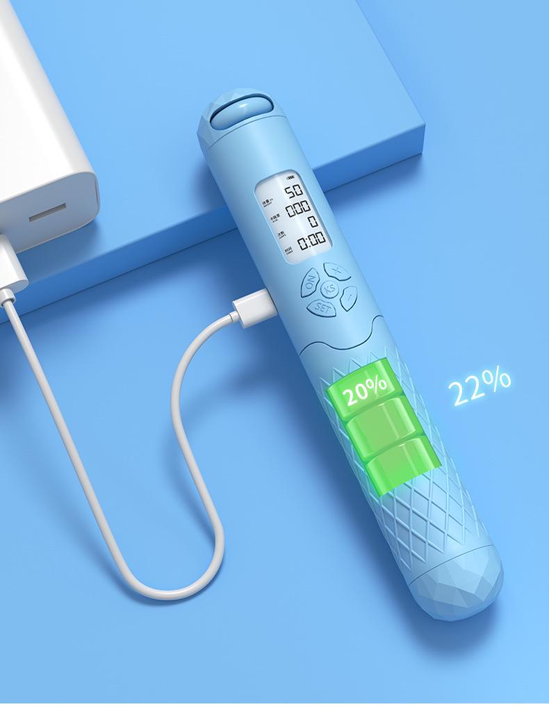 Smart Cordless Weighted Jump Rope with Counting for Kids & Adults