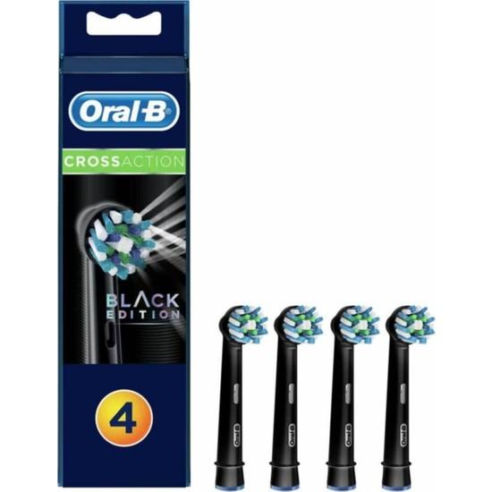 

Oral-B Cross Action Black Edition Black 4 Сменные насадки для зубных щеток