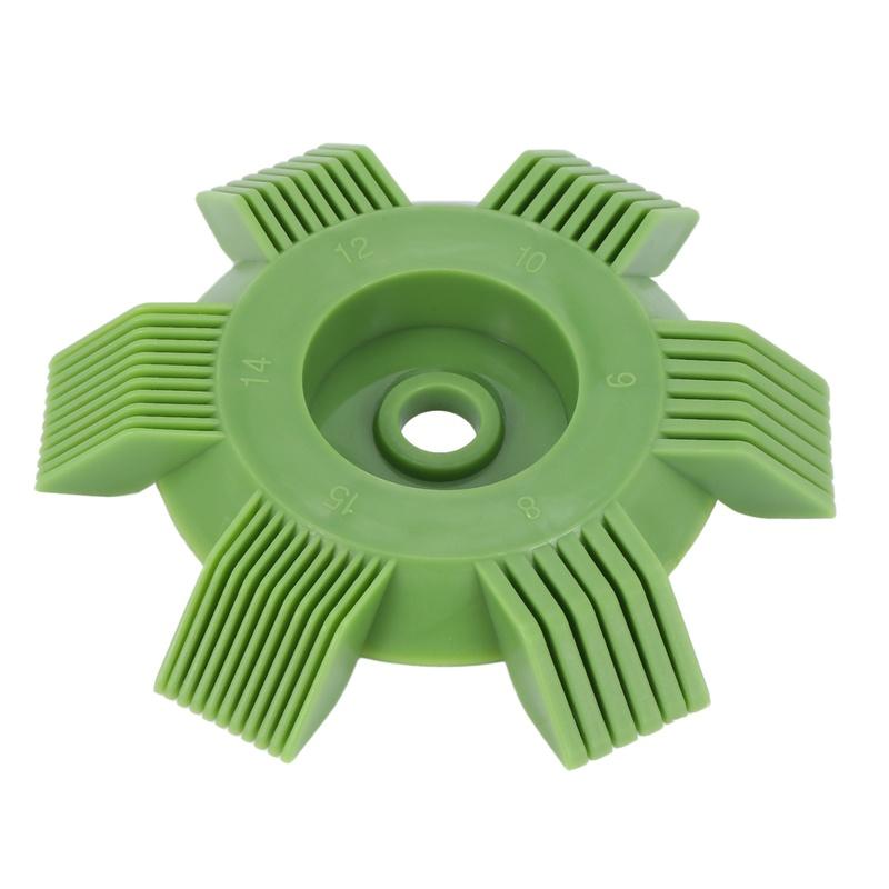 

M63K-Car Automotive Refrigeration A/C Condenser Radiator Evaporator Fin Straightener Comb Rake Cleaner Tool зелений