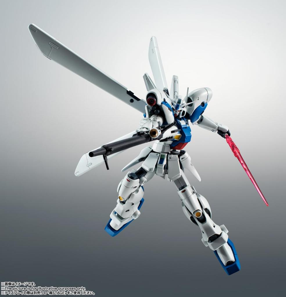 TAMASHII NATIONS ROBOT SPIRITS Mobile Suit Gundam 0083 STARDUST MEMORY Gundam Prototype Unit 4 Gerbera Approximately 125mm PVC ABS Painted Movable