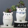 Ceramic Cartoon Flower Pot Cute Succulent Flower Pot Creative Home Gardening Potted Plant