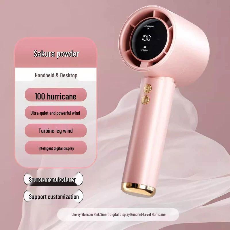 High-Speed Portable USB Rechargeable Mini Turbo Fan
