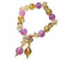 Bohemian Crystal Healing Multi-Color Chalcedony Bracelet