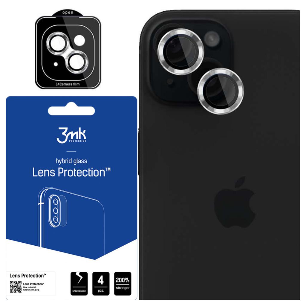 Apple Iphone 15 - 3Mk Lens Protection Pro Silver