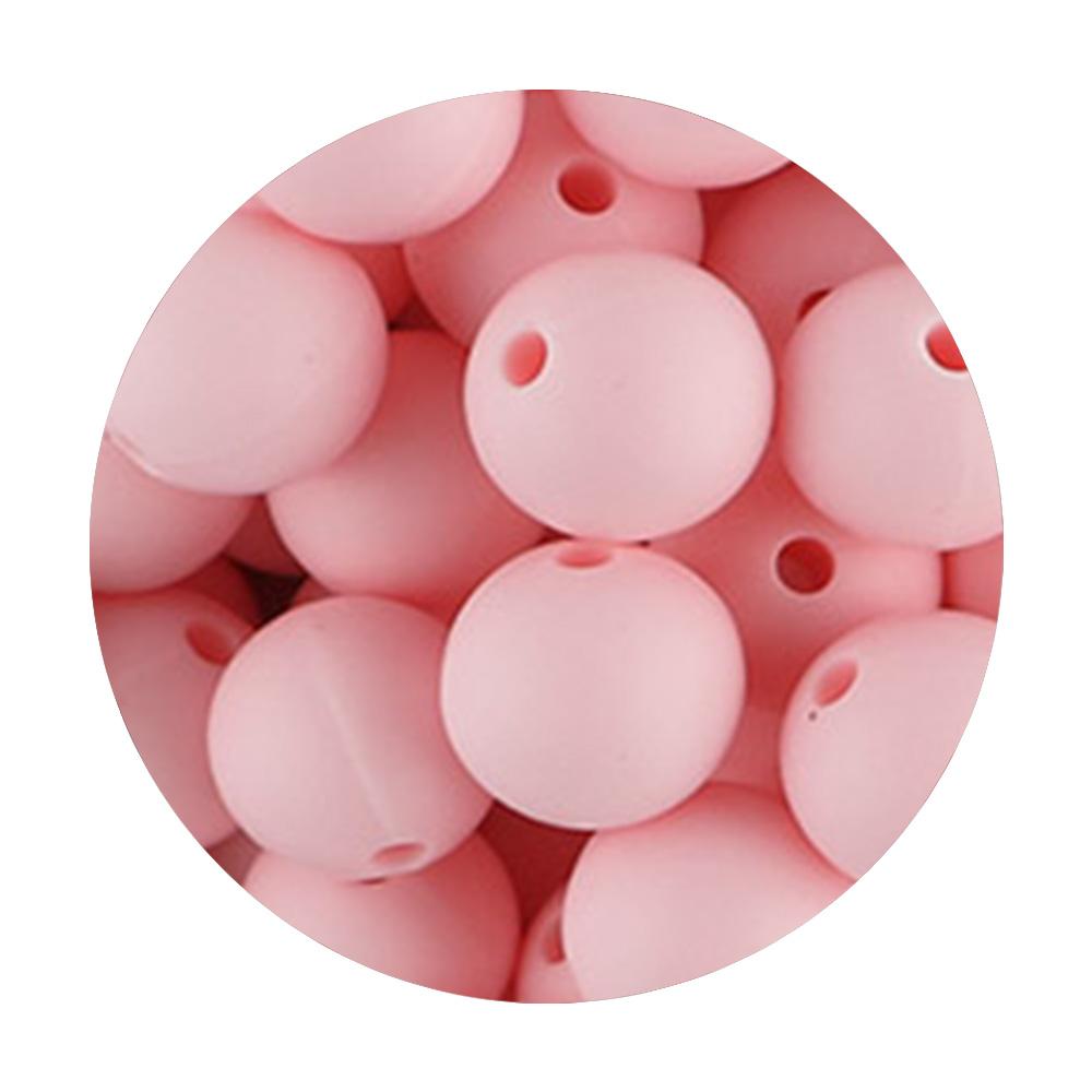 50Pcs/lot 9/12/15mm Loose Beads Silicone Round Beads Pearl Beads Food Grade For Jewelry Making DIY Handmade Accessories