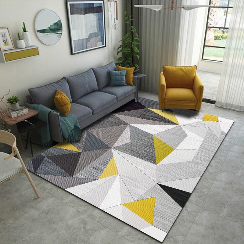 Geometric Printed Carpet Living Room luxury 160x230 Large Area rugs for bedroom decoration soft non-slip floor mat for kids room