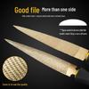 Tungsten Steel Coarse Tooth Hand File for Woodworking & Chainsaw - Wear-Resistant, Fine Finish
