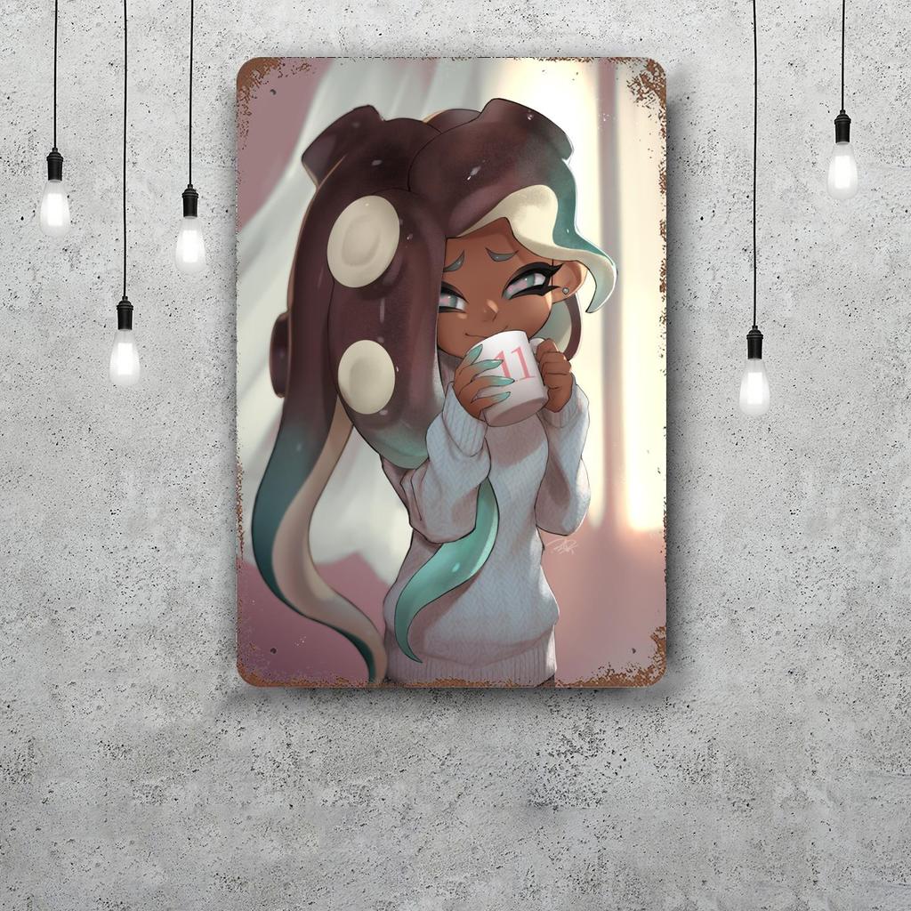 octo expansion video games Vintage Metal Tin Signs Posters Decor Retro Metal Plaque Wall Art Decor for Garage Bar