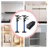 Cabinet Lift Jack 19 To 45 Inches 3Rd Hand Support Pole Arm Rod Labor-Saving 66lb Elevator System Heavy-Duty Bracket For Panel