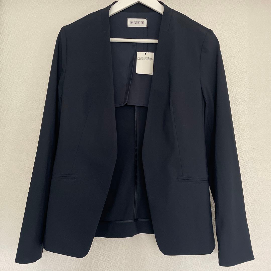 [PLST] Jacket stretch navy brand new with tag  S size