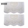 Lace Sofa Cover for Living Room White Armrest Chair Cover, Retro Couch Arm Embroidered Soft Polyester Blend Throw Furniture Protector Back Armchair,