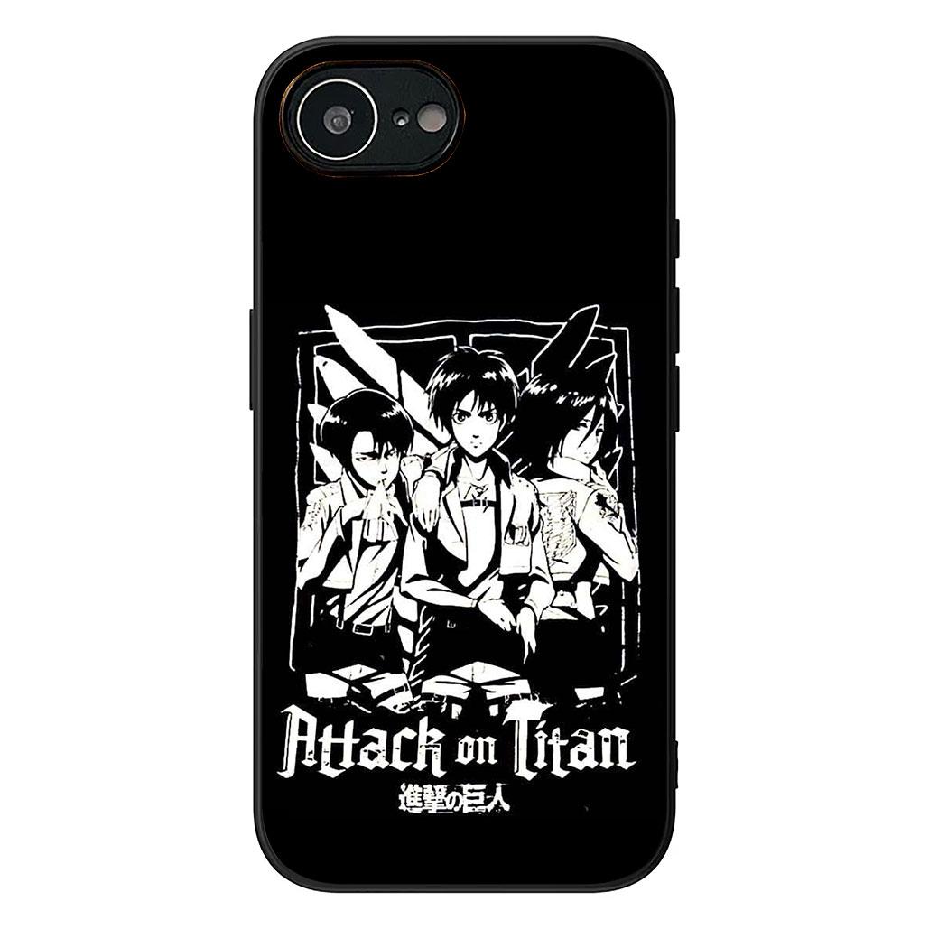

Jaeger levi Attack on titan Eren Phone Cover for Samsung Galaxy S25 Edge S24 S23 FE Plus Ultra A16 A15 A55 A57 5G Case Galaxy S23