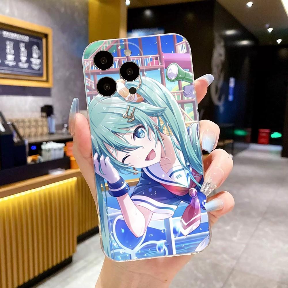 Game P-Project Sekai Phone Case For iPhone Apple 15,14,13,12,Mini,11,Pro,Max,Plus,X,XR,XS,8,SE,2020,Plus Transparent Cover