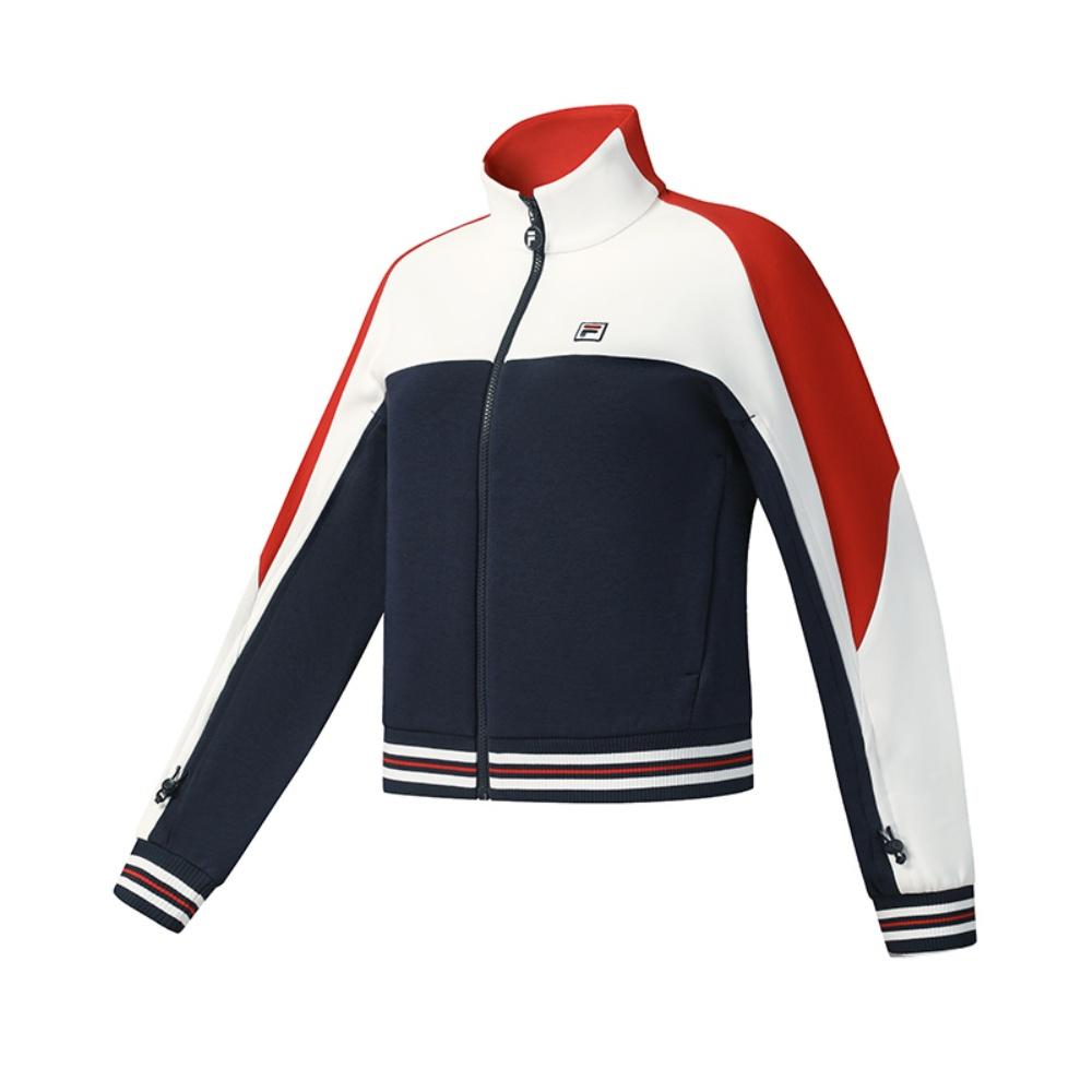 New FILA TENNIS Jacket Women's Serene Void Blue A11W543516FBU