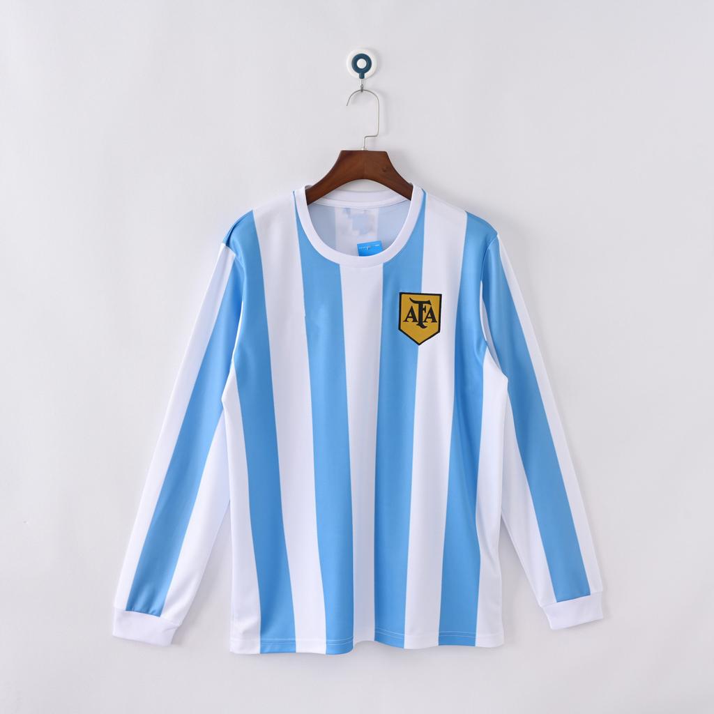 Long-sleeved Football Shirt Argentina Barcelona Inter Milan Arsenal Retro Club